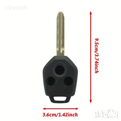 Kутийка за дистанционно с 3 бутона за Subaru Tribeca Outback Forester Legacy  и др., снимка 3 - Аксесоари и консумативи - 53126311