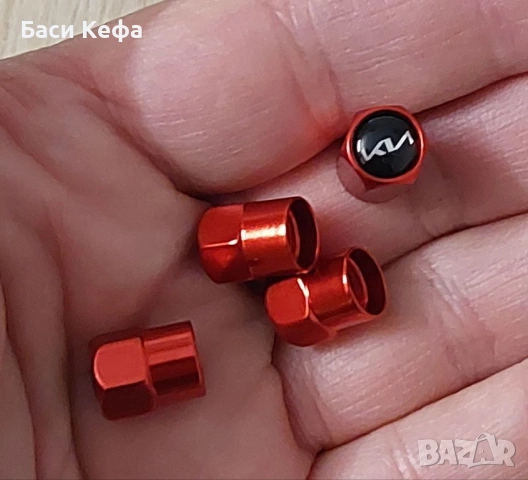 KIA - 4 броя Алуминиеви Капачки за Гуми, снимка 3 - Аксесоари и консумативи - 54096520