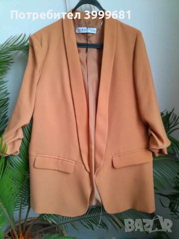 Ново сако цвят карамел