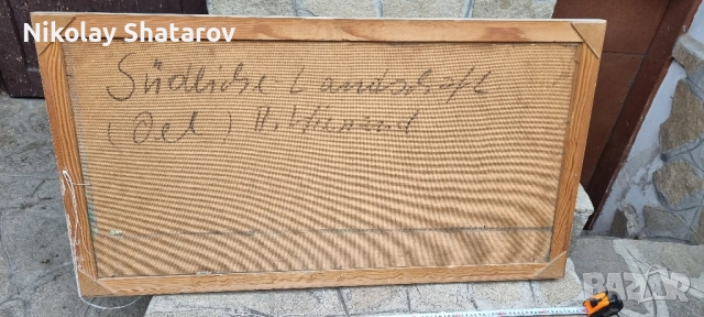 Стара картина. масло на фазер , снимка 6 - Антикварни и старинни предмети - 51862763