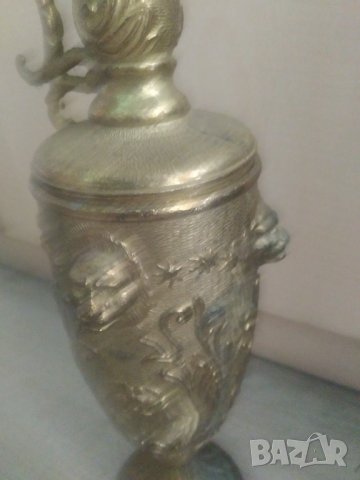 метална барокова каничка за декорация,свещник, снимка 2 - Други ценни предмети - 40610356