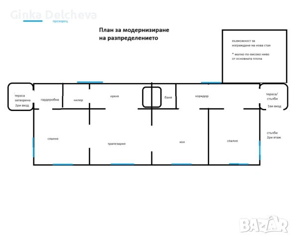 Продавам двуетажна къща с голям двор в ТОП центъра на Харманли!, снимка 8 - Къщи - 51320314