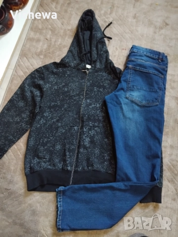 Мъжки лот дънки е суитшърт