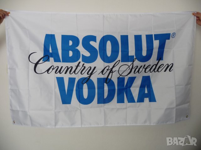 Absolut vodka знаме флаг водка Абсолют реклама Швеция алкохол