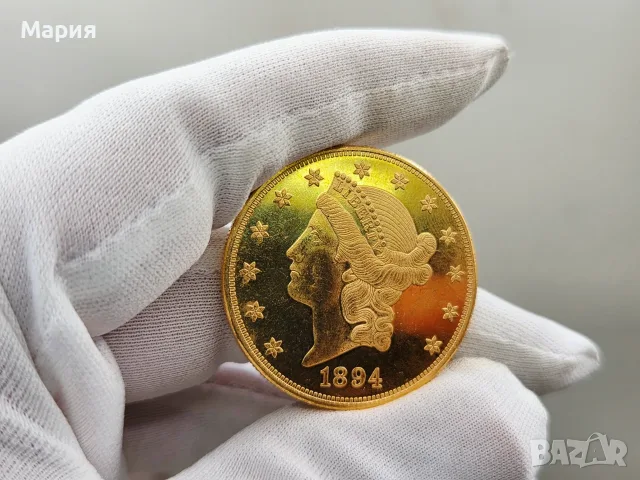 20 Американски долара 1849г Liberty Head double eagle, снимка 7 - Нумизматика и бонистика - 56117063