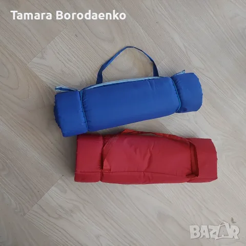 Мека постелка за почивка - 2 бр., снимка 3 - Йога - 56519563