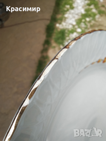 Старо порцеланово плато, поднос, снимка 3 - Чинии - 36477352