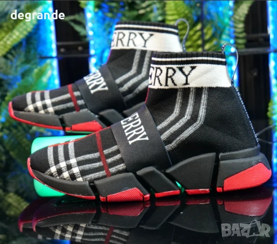 Маратонки Burberry цвят черно 36 37 38 39 40 41 42 , снимка 2 - Маратонки - 51346984