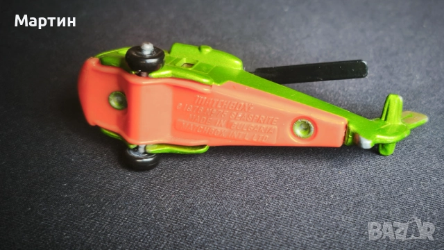 Мечбокс хеликоптер, мащаб 1/64, Matchbox N75 SEASPRITE, 1976, снимка 5 - Колекции - 52966036