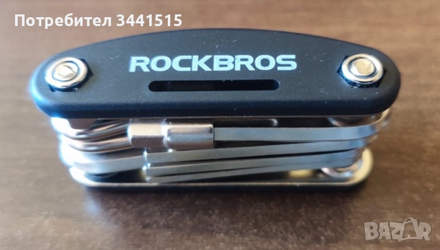 ROCKBROS 16 в 1 Мултиинструмент за велосипед GJ8002 | Bike Multitool | Шестограми Torx Отвертки , снимка 2 - Части за велосипеди - 54131347