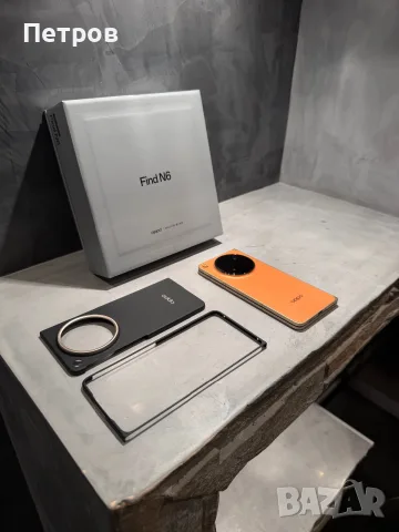 КАТО ЧИСТО НОВ OPPO Find N6 512 GB + подарък карбонов калъф, снимка 2 - Телефони с две сим карти - 55967370