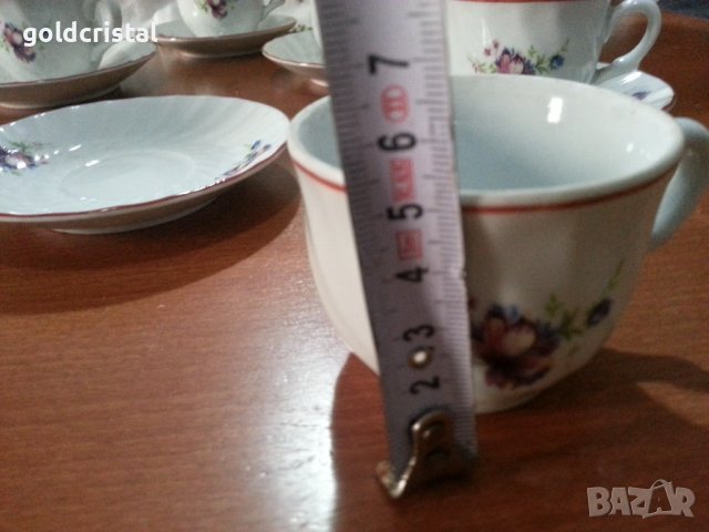 Стар български порцелан чашки са кафе , снимка 6 - Антикварни и старинни предмети - 42474877