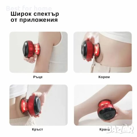 Смарт електрическа вендуза с подгрев -ROUDJER 12 режима, 12 температури, снимка 8 - Медицинска апаратура - 44456714