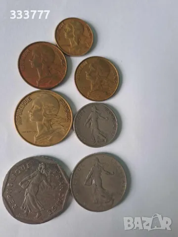 Монети Франция , снимка 2 - Нумизматика и бонистика - 48876030