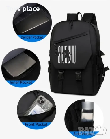 Ученическа раница Роналдо Футболна раница Ronaldo , снимка 3 - Раници - 51345265