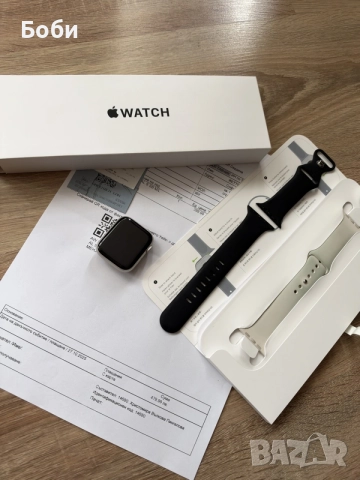 Apple Watch SE 3 44mm Starlight батерия 100%