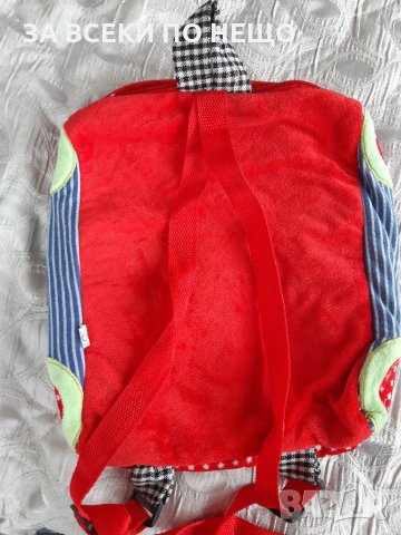 Плюшена раничка, снимка 2 - Раници - 30357679