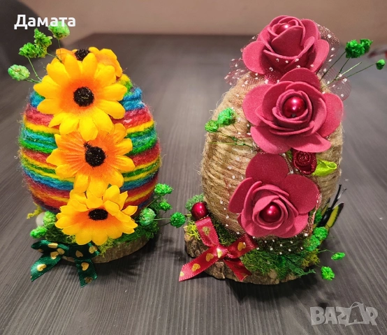 Великденски и пролетни декорации- венци и др. , снимка 13 - Декорация за дома - 40102344