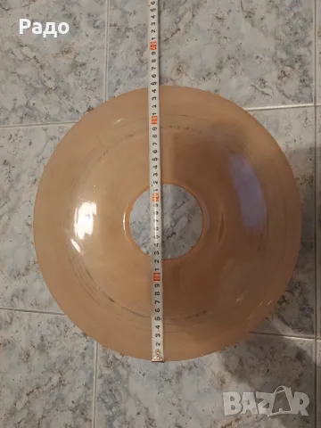 Полилеи абажури стъкла осветителни тела Нощни лампи аплици Античен полилей лампа за таван Винтидж, снимка 15 - Лампи за таван - 24338682