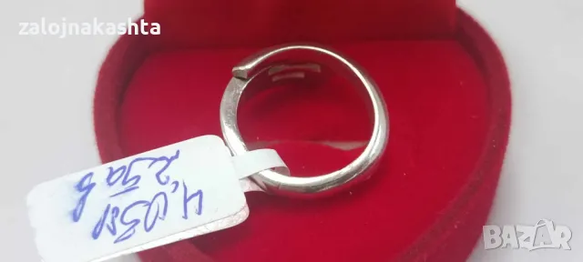 Сребърен пръстен -4,09гр/925, снимка 6 - Пръстени - 47509967