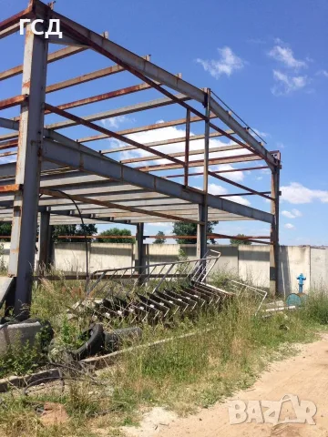 Метална конструкция тип Ригел 420кв. хале,склад,навес,, снимка 2 - Тенекеджийски услуги - 55931561