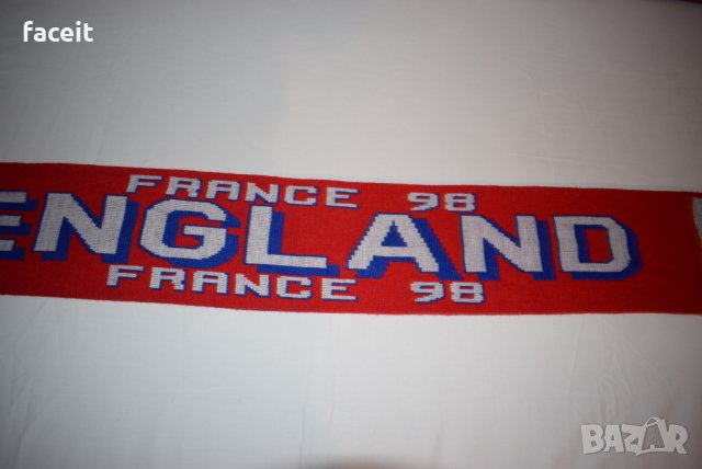 France 1998 - Световна купа - England - Уникален 100% ориг. шал / World Cup 1998 / Световно , снимка 9 - Футбол - 31182391