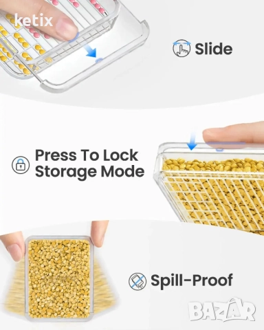 ARTDOT Комплекти за съхранение на диамантени картини с 60 части, снимка 4 - Гоблени - 52955717