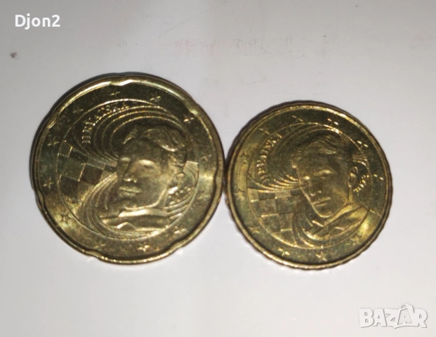 Евро Монети вижда се номинала., снимка 5 - Нумизматика и бонистика - 53101784