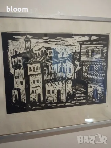 Линогравюра Сашо Филев , снимка 9 - Картини - 56158880