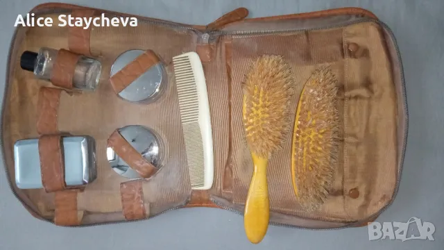 Ретро козметичен несесер (мъжки) , снимка 1