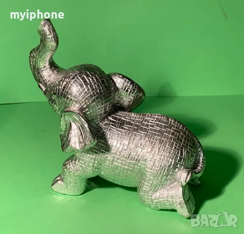 Сатуетка слонче  14 см. висока, снимка 4 - Колекции - 48435672