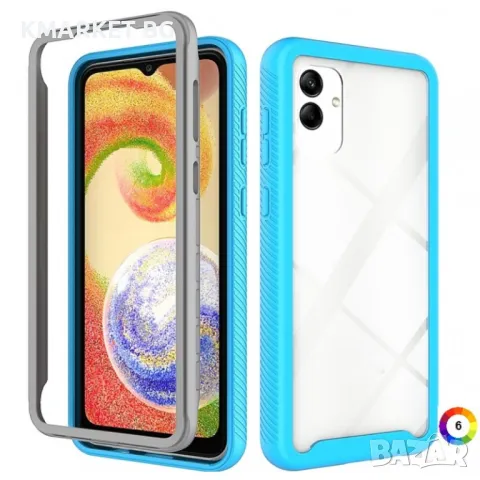 Samsung Galaxy A04 Силиконов Калъф Transparent TPU и Протектор, снимка 2 - Калъфи, кейсове - 48582139