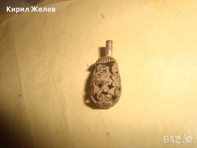 ВЪЗРОЖДЕНСКО УКРАШЕНИЕ РЯДКА РЪЧНА МАЙСТОРСКА АЖУРНА ИЗРАБОТКА САЧАН МЕД НАКИТ за НОСИЯ 28520, снимка 9 - Антикварни и старинни предмети - 37199184