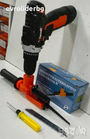 ТОП ЦЕНА!!! ПРИСТАВКА САБЛЕН ТРИОН ЗА ВИНТОВЕРТ И БОРМАШИНА., снимка 5 - Винтоверти - 49126515