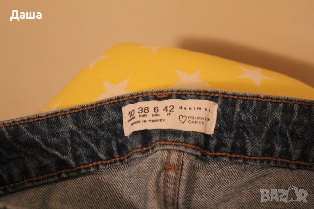 Дънкови шорти къси панталонки бермуди Примарк Primark, снимка 8 - Къси панталони и бермуди - 37663232