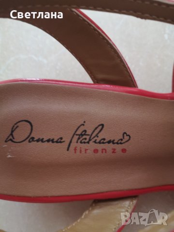 Сандали от естествена кожа на donna italiana, снимка 2 - Сандали - 36693016