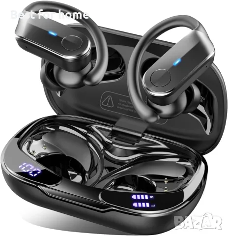 2026 Безжични спортни Bluetooth слушалки, 5.4 Безжични слушалки с HiFi стерео, Слушалки за бягане