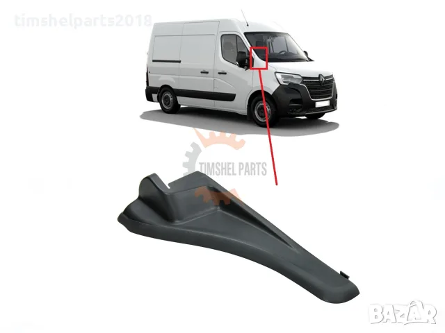 Панел под челното стъкло Renault Master след 2019 год. -Пасажерска страна