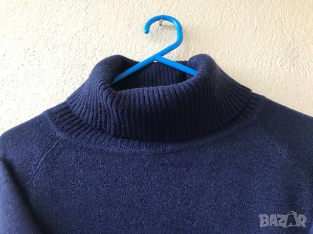 Тъмносин пуловер блузон, снимка 5 - Блузи с дълъг ръкав и пуловери - 30955520