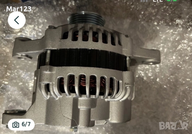Алтернатор Дачия Логан 1.6 Бензин, снимка 5 - Части - 52406870