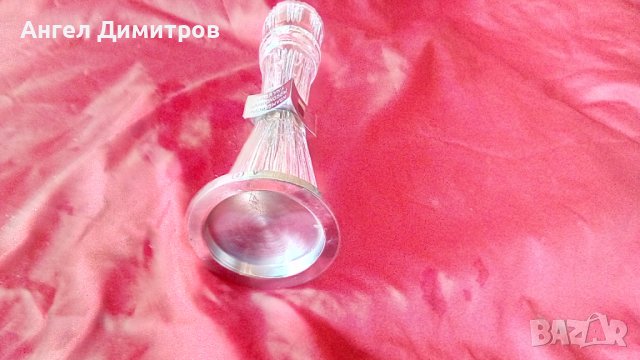Полски Фиат Полмо страхотна метално стъклена ваза, снимка 8 - Антикварни и старинни предмети - 36913601