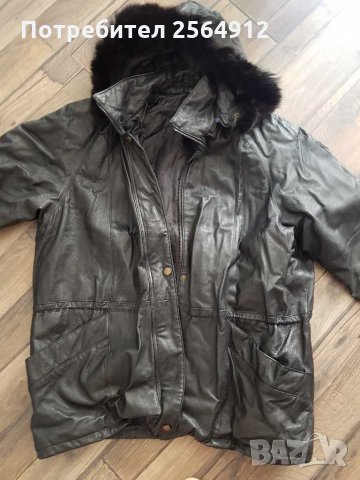 Продавам дамско кожено палто , снимка 1