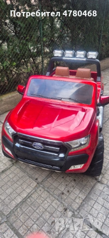 Акумулаторен джип Ford Ranger, снимка 6 - Електрически играчки - 54163388