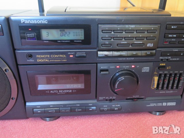 PANASONIC RX-DS660, 1991, снимка 11 - Радиокасетофони, транзистори - 39420042