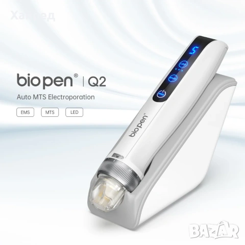 НОВ Bio Pen Q2 – микронидлинг писалка с EMS и LED By Dr. Pen 3-in-1