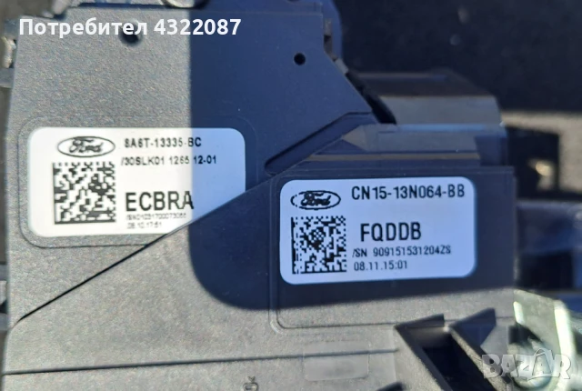 Километраж, Лентов кабел, Лост чистачки, Ключ светлини FORD ECOSPORT 2016Г 1.0 125к, снимка 5 - Части - 51325447