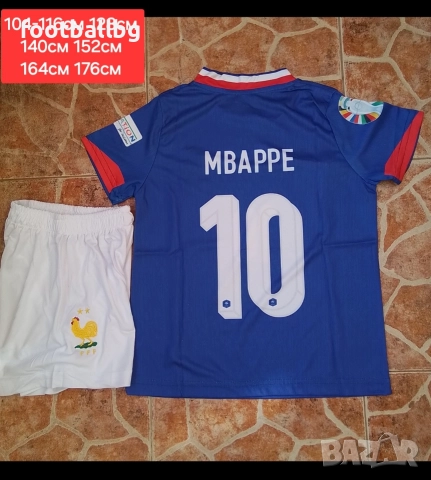 MBAPPE 10 💙⚽️ детско юношески футболни екипи Франция НОВО сезон 2025-26 година 