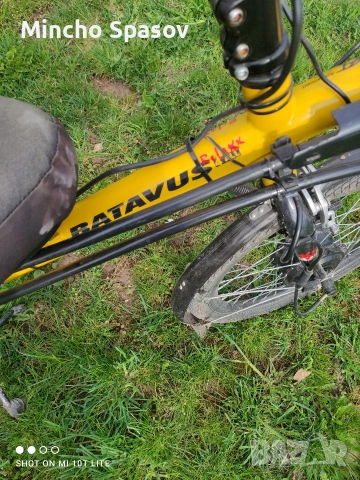 Легнал електрически велосипед Batavus relax 4 all. 350 Вата. батерия 10 аh Отличен, комфортен., снимка 4 - Велосипеди - 54187274