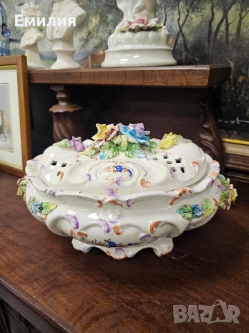 Порцеланов терин , снимка 5 - Антикварни и старинни предмети - 53208489