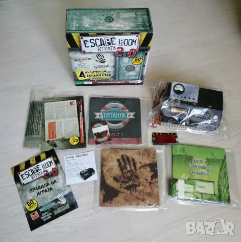 Escape room Ескейп Руум настолна игра board game, снимка 3 - Настолни игри - 47813181